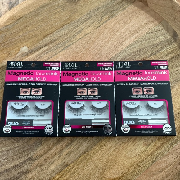 Ardell Other - Three Boxes of Ardell Professional Faux Mink Megahold Magnetic Liner & Lash Kit